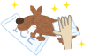 冷やす 冷やす